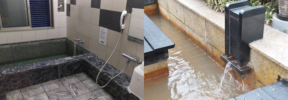 温泉の浴室工事